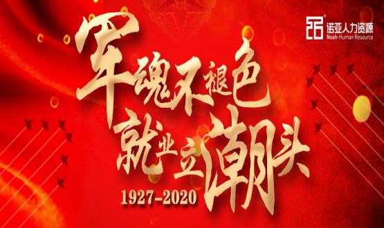 軍魂不褪色，就業(yè)立潮頭！熱烈慶祝中國人民解放軍建軍93周年！